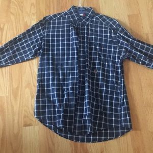 Plaid Tommy Hilfiger button down shirt